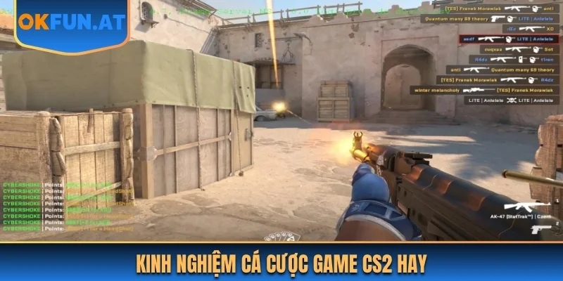 Kinh nghiệm cá cược game CS2 hay